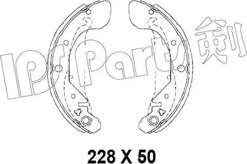 IPS Parts IBL-4W02 - Bremžu loki ps1.lv