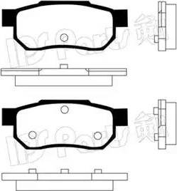 IPS Parts IBR-1425 - Bremžu uzliku kompl., Disku bremzes ps1.lv