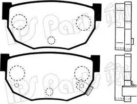 IPS Parts IBR-1122 - Bremžu uzliku kompl., Disku bremzes ps1.lv