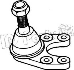 IPS Parts IJU-10121 - Balst / Virzošais šarnīrs ps1.lv