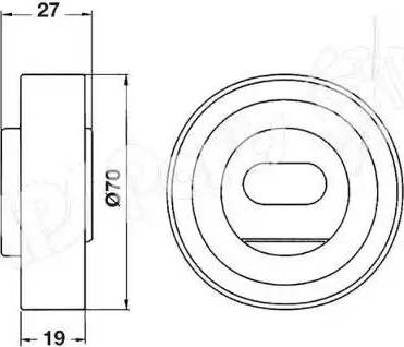 IPS Parts ITB-6409 - Siksnas spriegotājs, Zobsiksna ps1.lv