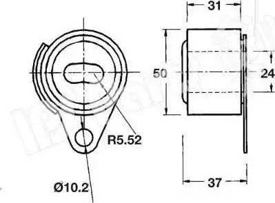 IPS Parts ITB-6525 - Siksnas spriegotājs, Zobsiksna ps1.lv