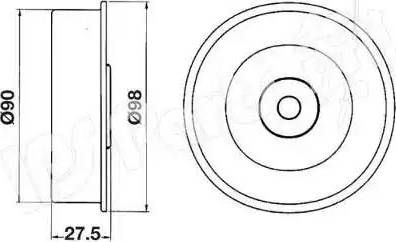 IPS Parts ITB-6523 - Siksnas spriegotājs, Zobsiksna ps1.lv