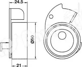 IPS Parts ITB-6601 - Siksnas spriegotājs, Zobsiksna ps1.lv