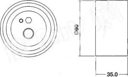 IPS Parts ITB-6112 - Siksnas spriegotājs, Zobsiksna ps1.lv