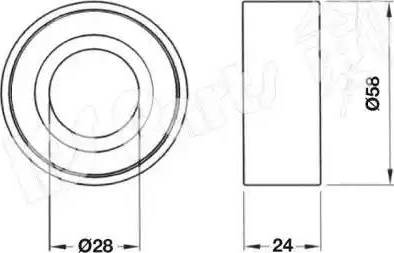 IPS Parts ITB-6342 - Siksnas spriegotājs, Zobsiksna ps1.lv