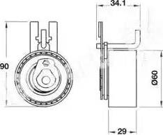 IPS Parts ITB-6347 - Siksnas spriegotājs, Zobsiksna ps1.lv