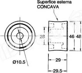 IPS Parts ITB-6331 - Siksnas spriegotājs, Zobsiksna ps1.lv