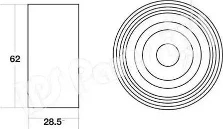 IPS Parts ITB-6241 - Siksnas spriegotājs, Zobsiksna ps1.lv