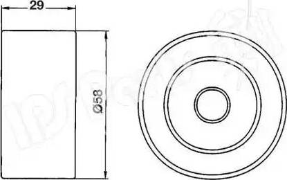 IPS Parts ITB-6206 - Siksnas spriegotājs, Zobsiksna ps1.lv