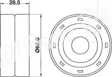 IPS Parts ITB-6225 - Siksnas spriegotājs, Zobsiksna ps1.lv