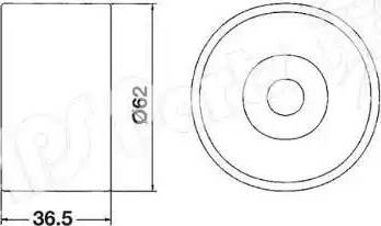 IPS Parts ITB-6223 - Siksnas spriegotājs, Zobsiksna ps1.lv