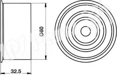 IPS Parts ITB-6708 - Siksnas spriegotājs, Zobsiksna ps1.lv