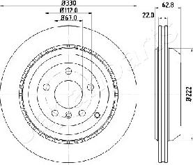 Japanparts DP-0519 - Bremžu diski ps1.lv