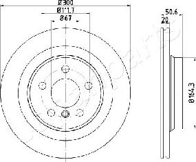 Japanparts DP-0106 - Bremžu diski ps1.lv