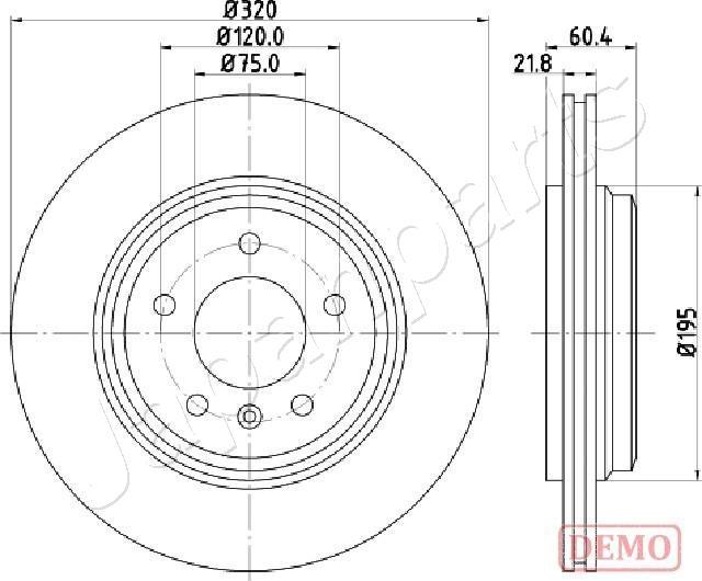 Japanparts DP-0113C - Bremžu diski ps1.lv