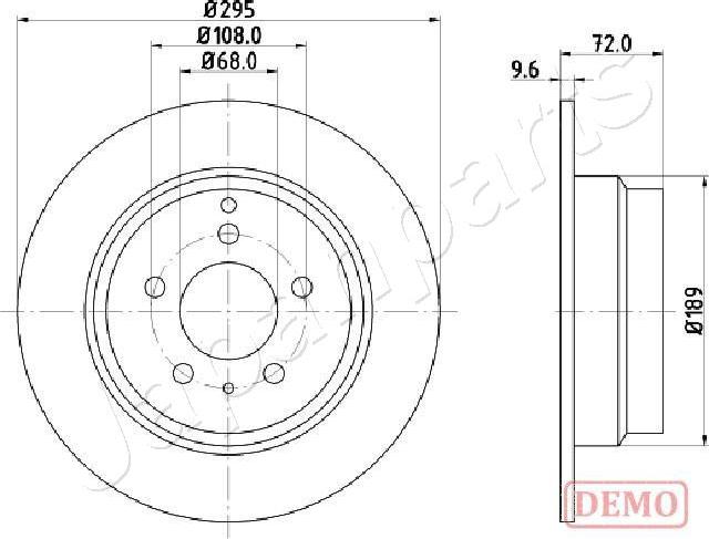 Japanparts DP-0319C - Bremžu diski ps1.lv