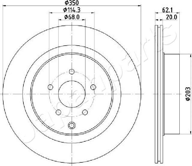 Japanparts DP-137C - Bremžu diski ps1.lv