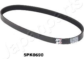 Japanparts DV-5PK0690 - Ķīļrievu siksna ps1.lv