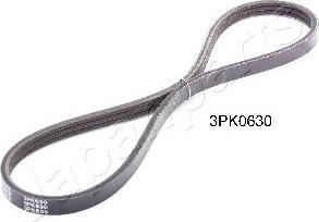 Japanparts DV-3PK0630 - Ķīļrievu siksna ps1.lv