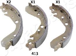 Japanparts GF-413AF - Bremžu loku komplekts ps1.lv