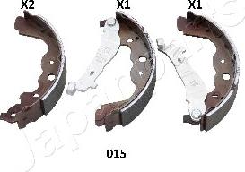 Japanparts GF-015AF - Bremžu loku komplekts ps1.lv