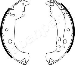 Japanparts GF-0206AF - Bremžu loku komplekts ps1.lv