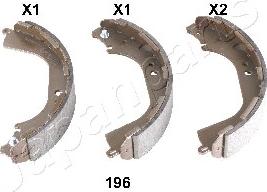 Japanparts GF-196AF - Bremžu loku komplekts ps1.lv