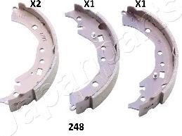 Japanparts GF-248AF - Bremžu loku komplekts ps1.lv