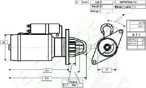 Japanparts MTC952 - Starteris ps1.lv