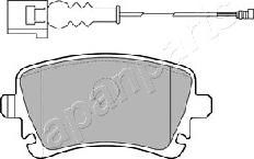 Japanparts PP-0922AF - Bremžu uzliku kompl., Disku bremzes ps1.lv