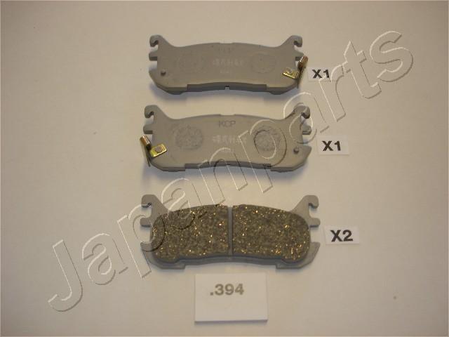 Japanparts PP-394AF - Bremžu uzliku kompl., Disku bremzes ps1.lv