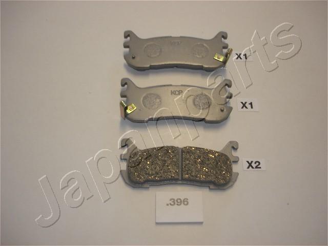 Japanparts PP-396AF - Bremžu uzliku kompl., Disku bremzes ps1.lv