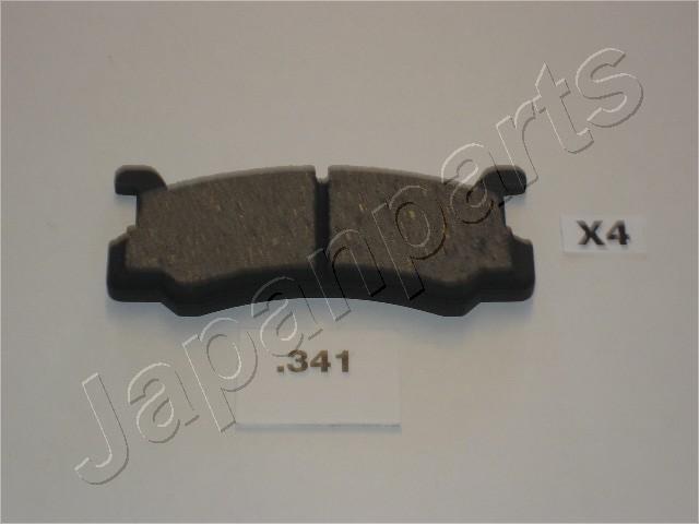 Japanparts PP-341AF - Bremžu uzliku kompl., Disku bremzes ps1.lv