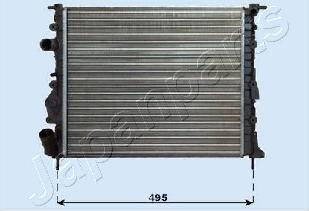 Japanparts RDA093020 - Radiators, Motora dzesēšanas sistēma ps1.lv