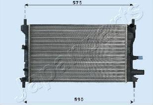 Japanparts RDA053060 - Radiators, Motora dzesēšanas sistēma ps1.lv