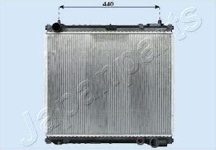 Japanparts RDA142007 - Radiators, Motora dzesēšanas sistēma ps1.lv