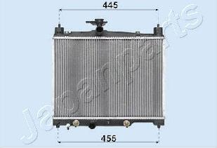 Japanparts RDA153014 - Radiators, Motora dzesēšanas sistēma ps1.lv