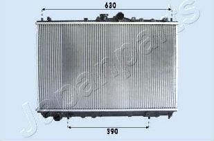 Japanparts RDA163027 - Radiators, Motora dzesēšanas sistēma ps1.lv