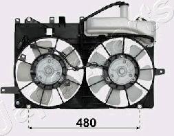 Japanparts VNT152020 - Ventilators, Motora dzesēšanas sistēma ps1.lv