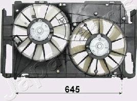 Japanparts VNT152022 - Ventilators, Motora dzesēšanas sistēma ps1.lv