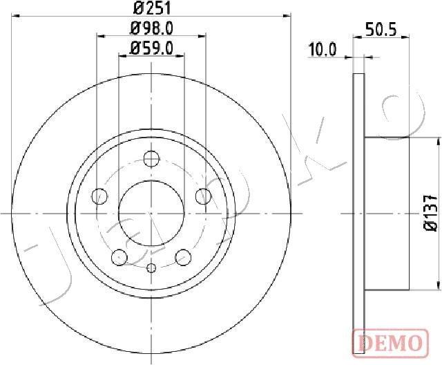 Japko 610202C - Bremžu diski ps1.lv