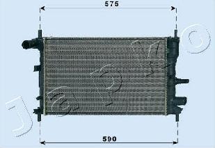 Japko RDA053062 - Radiators, Motora dzesēšanas sistēma ps1.lv