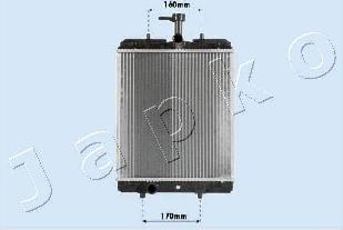 Japko RDA033068 - Radiators, Motora dzesēšanas sistēma ps1.lv