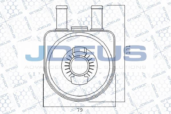 Jdeus 407M21A - Eļļas radiators, Motoreļļa ps1.lv