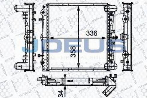 Jdeus 043M11 - Radiators, Motora dzesēšanas sistēma ps1.lv