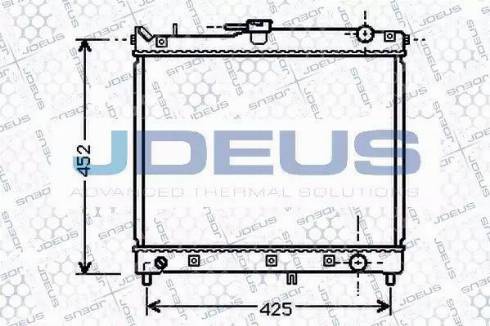 Jdeus 042M16 - Radiators, Motora dzesēšanas sistēma ps1.lv