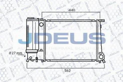 Jdeus 005M59 - Radiators, Motora dzesēšanas sistēma ps1.lv