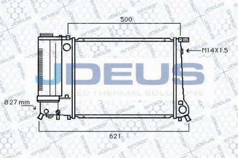 Jdeus 005M57 - Radiators, Motora dzesēšanas sistēma ps1.lv