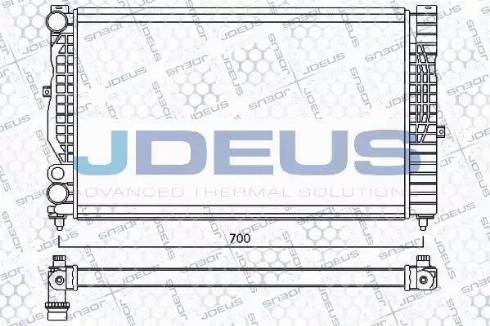 Jdeus 001M20 - Radiators, Motora dzesēšanas sistēma ps1.lv